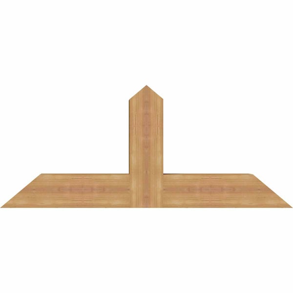 Ekena Millwork Portland Timber Gable Bracket, Western Red Cedar, 48"W x 20"H x 5 1/2"D x 5 1/2"F, 10/12 Pitch GBW048X20X0606POR00SWR - main